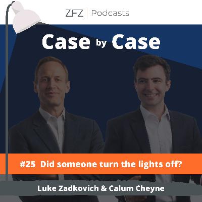 #25 Did someone turn the lights off?