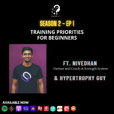 Training Priorities for Beginners Training Priorities for Beginners