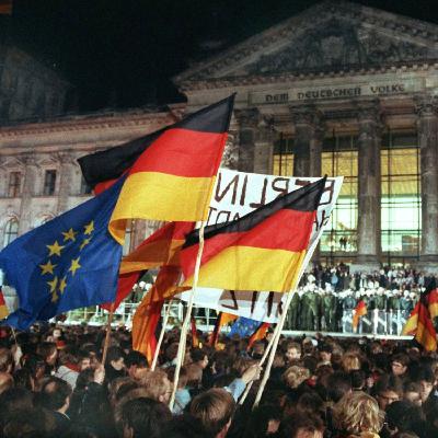 The European Parliament, the fall of the Berlin Wall and German reunification