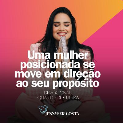 Uma mulher posicionada se move em direção ao seu propósito #Devocional