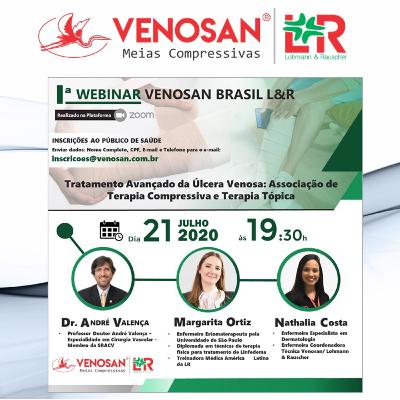 1 WEBINAR VENOSAN BRASIL LR TRATAMENTO AVANÇADO DA ÚLCERA VENOSA COM DOUTOR ANDRÉ VALENÇA