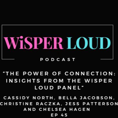 The Power of Connection: Insights from the WiSPER Loud Panel Featuring Cassidy North, Bella Jacobson, Christine Raczka, Jess Patterson and Chelsea Hagan