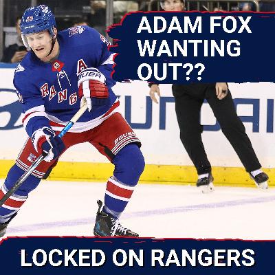 Adam Fox FED UP with the Rangers, Mike Sullivan and/or Chris Drury?!? Rangers defenseman non-committal on future Adam Fox FED UP with the Rangers, Mike Sullivan and/or Chris Drury?!? Rangers defenseman non-committal on future