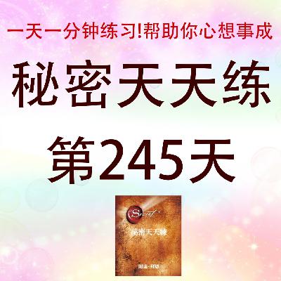 #心想事成必学！吸引力法则｜秘密天天練第245天有声书｜Law of Attraction｜The Secret Daily Teachings day245
