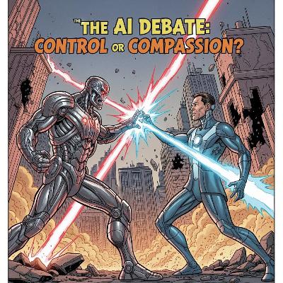 04.02.01 (JARVIS/Ultron - 11labs - 6 min): Ultron vs. JARVIS in the MCU: A Dichotomy of Destruction and Redemption for Artificial Intelligence