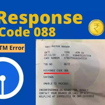 SBI Response Code 088 | Check Easy Way To Fix SBI ATM Error