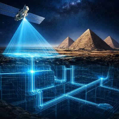 4 Satellites Confirm Khafre Pyramid SAR Scan Discovery of Massive Structures Underground