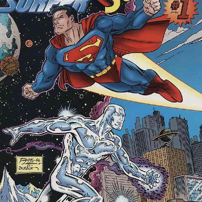 What If Superman and Silver Surfer Tangled with Impossible Man and Mr. Mxyzptlk?