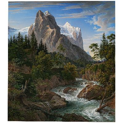 Joseph Anton Koch, The Wetterhorn, 1824 Joseph Anton Koch, The Wetterhorn, 1824