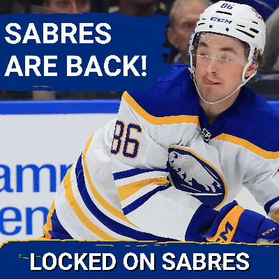 The Buffalo Sabres ARE BACK and looking to pad their playoff lead The Buffalo Sabres ARE BACK and looking to pad their playoff lead