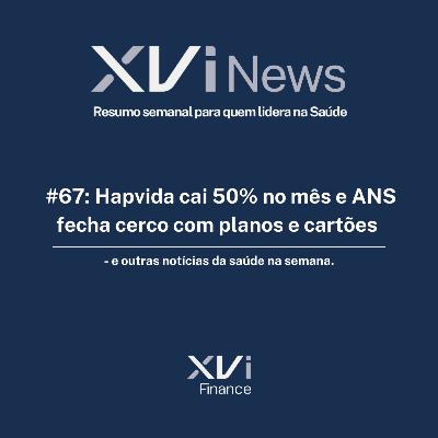 #67: Hapvida cai 50% no mês e ANS fecha cerco com planos e cartões — e mais notícias da saúde na semana #67: Hapvida cai 50% no mês e ANS fecha cerco com planos e cartões — e mais notícias da saúde na semana