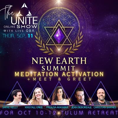 New Earth Summit Online Meditation, Meet & Greet + Q&A for Tulum Retreat Oct 10-12