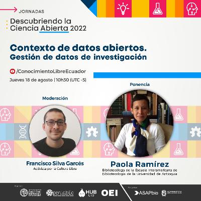 Contexto de datos abiertos. Gestión de datos de investigación