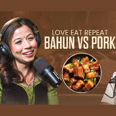 BAUN VS MASU | Momo Burger, Coke Ice-cream : Food hunt | ft.Sweksha (Love Eat Repeatt)