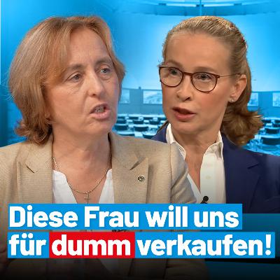 Diese Frau will uns für dumm verkaufen!