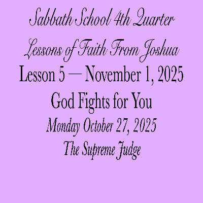 God Fights for You — The Supreme Judge God Fights for You — The Supreme Judge