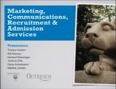 Outreach Insights: Marketing, Communication, Recruitment and Admissions