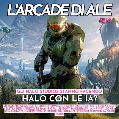 Ep 145 - Halo fatto con le IA, crisi next gen, Ubisoft hackerata, il jailbreak di PS5, Star Wars Genesis cambia Starfield