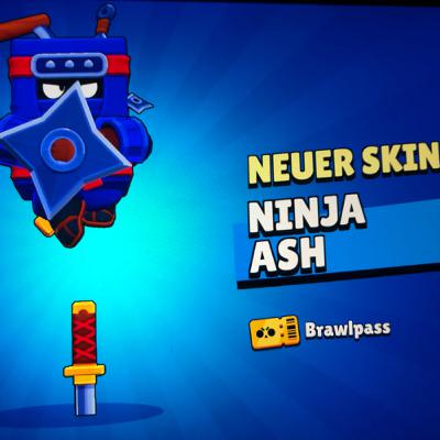 Ich hole mir Ninja Ash und die Pins ab