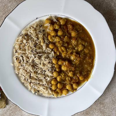 Chhole With Rice