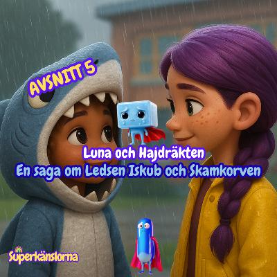 Luna och Hajdräkten – en saga om Ledsen Iskub och Skamkorven