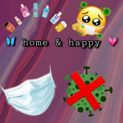 how to stay happy and healthy, at home! 💗