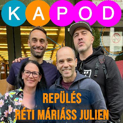 ZOMBIKAT ÉS KÉZIGRÁNÁTOT NEM ENGEDÜNK FEL A GÉPRE - Réti Máriáss Julien pilóta