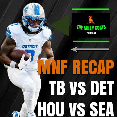 MNF Instant Recap - Lions Bully Bucs, Seahawks Host Texans