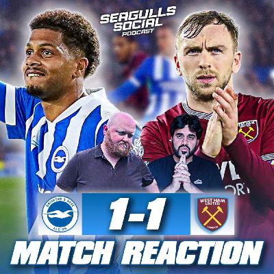 Rutter Deals Late Hammer Blow To The Irons | Brighton 1-1 West Ham | MATCH REACTION