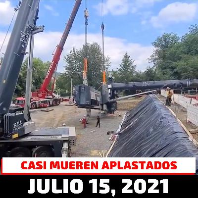 Los Angeles retrocede y ordena cubrebocas | Casi mueren aplastados Los Angeles retrocede y ordena cubrebocas | Casi mueren aplastados