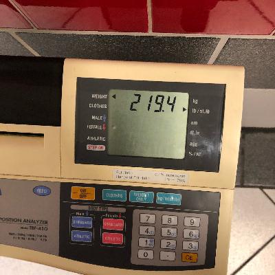 Gym time and work issues being positive about life and health.