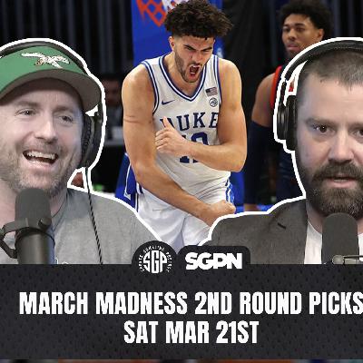 March Madness 2026 Second Round Picks Part One | Saturday Picks | SGP on VSiN Live