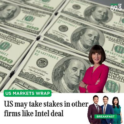 US Markets Wrap: Trump says US may take stakes in other firms like Intel deal