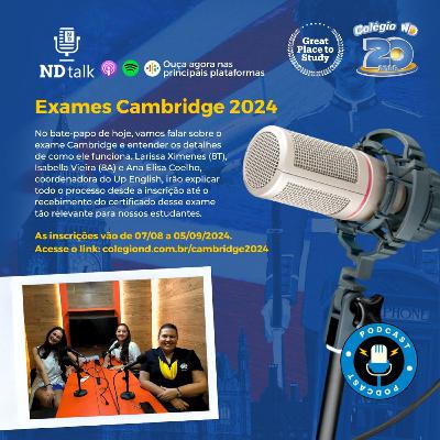 Exames Cambridge 2024 Exames Cambridge 2024