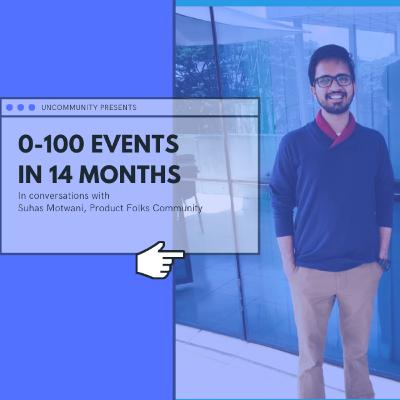 0-100 events in 14 months - Building The Product Folks Community 0-100 events in 14 months - Building The Product Folks Community
