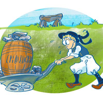 [Métiers inconnus ép. 12/14]  Releveur de cairn (Finistère - Bretagne - 1843)