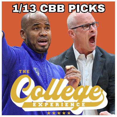 College Basketball Picks For January 13th (Ep. 1078)