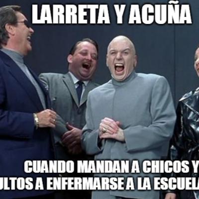 Alumnos/as autónomos/as, que no necesitarían acompañamiento.... Claro, Acuña no es docente - NO A LAS ESCUELAS CIBER