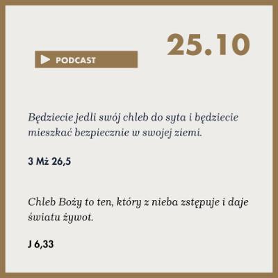 Poranek ze Słowem na 25 października 2025 Poranek ze Słowem na 25 października 2025