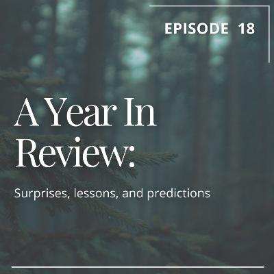 18. A Year in Review: Suprises, lessons, and predications