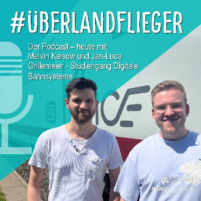 Melvin Kalsov und Jan-Luca Grillemeier, Studiengang Digitale Bahnsysteme