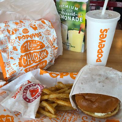 Popeyes chicken sandwich Virgin experience