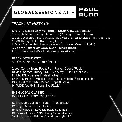 The Globalsessions with Paul Rudd - Episode 65 The Globalsessions with Paul Rudd - Episode 65