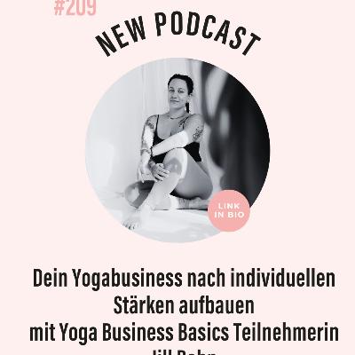 (#209) Dein Yogabusiness nach individuellen Stärken aufbauen mit Yoga Business Basics Teilnehmerin Jill Bohn
