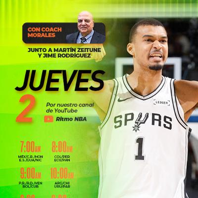 ¿Y si los Spurs son los #1 del Oeste? 🏀 LA NBA AL DÍA #21 | Coach Morales ¿Y si los Spurs son los #1 del Oeste? 🏀 LA NBA AL DÍA #21 | Coach Morales
