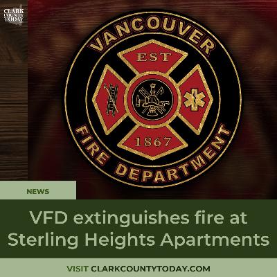 VFD extinguishes fire at Sterling Heights Apartments