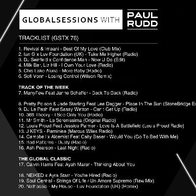 The Globalsessions with Paul Rudd - Episode 76 The Globalsessions with Paul Rudd - Episode 76