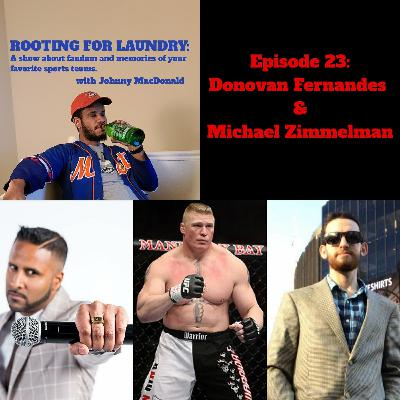 Brock Lesnar with Donovan Fernandes & Michael Zimmelman Brock Lesnar with Donovan Fernandes & Michael Zimmelman