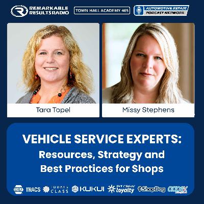 Vehicle Service Experts: Resources, Strategy and Best Practices for Shops [THA 465]