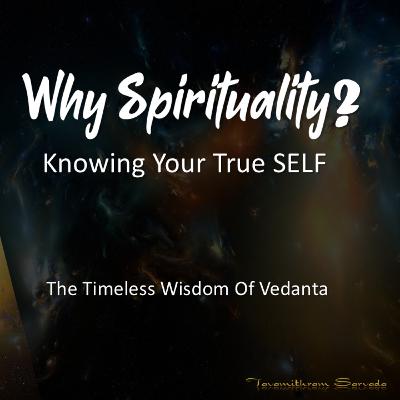 Why Spirituality? Knowing Your True SELF Why Spirituality? Knowing Your True SELF